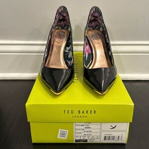Ted Baker London- Patent Black Pumps